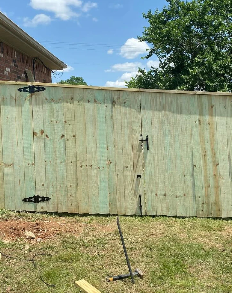 Icon Standard Wood Privacy Fences Just Do It Fencing LLC Rogers, AR
