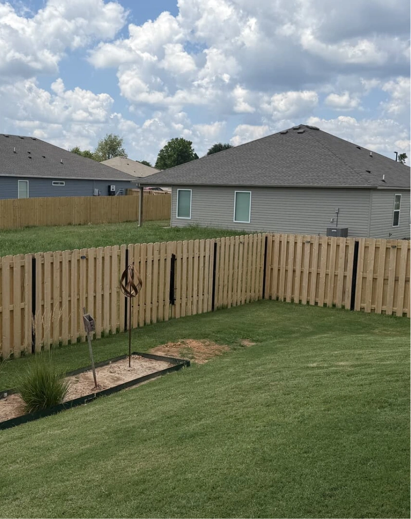 Icon dog ear privacy fences Just Do It Fencing LLC Rogers, AR